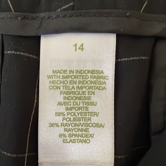 Liz golf Audra Black and White Window Pane Check Golf Shorts - Picture 7 of 7